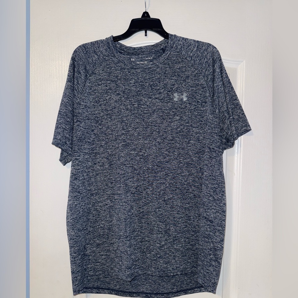 Under Armour Men's Blue/Gray Heather Tee